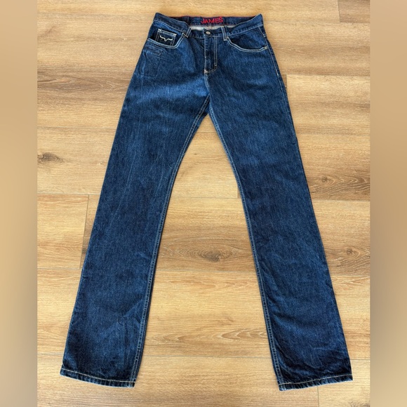 Kimes James Raw Denim Jeans 32x36 - Picture 2 of 4